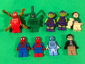 LEGO Spider-Man Minifigure Lot - Iron Spider, Scorpion - GOOD CONDITION - Picture 1 of 2