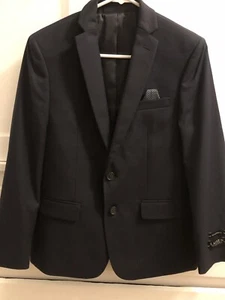 Lauren Ralph Lauren Boy's Solid Classic Navy Suit Jacket Size 14H Big Boys New - Picture 1 of 8