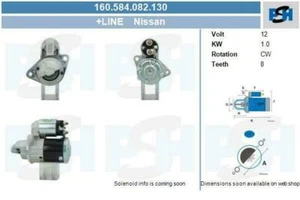 233004A00B MOTOR DE ARRANQUE PSH 160.584.082.130 NISSAN SUZUKI NISSAN SUZUKI - Picture 1 of 1