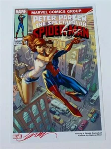 SDCC 2022 SIGNED Litho Print by J Campbell Peter Parker Spectacular Spider-man 1 - Picture 1 of 2