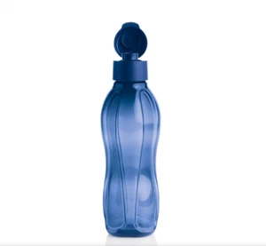 Botella de agua Tupperware con sello hermético líquido color azul 1L nueva - Imagen 1 de 1