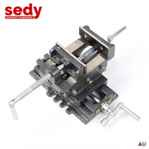 3" Cross Slide Vice 2 Way Drill Press Bench Vise Clamp Milling Woodwork Metal - Picture 1 of 6
