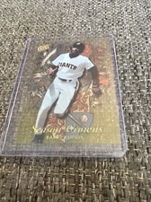 1996 Fleer Ultra Barry Bonds Season Crowns Gold Medallion Clear Acetate Insert 1