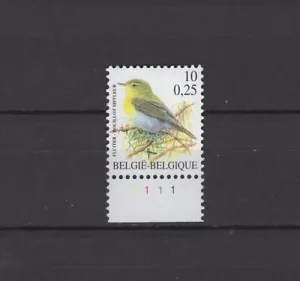 BÉLGICA 2000 curruca madera buzin pájaro placa 1 mnh** 2936PL1 - Imagen 1 de 1