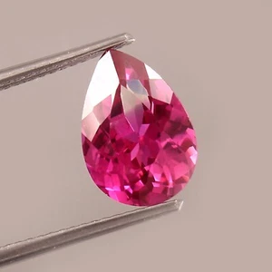 Natural Wonderful Ceylon Bi-Color Sapphire Pear Cut Loose Gemstone 4.10Ct 11x8MM - Picture 1 of 4