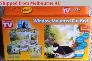 Pet Cat Window Hammock Perch Bed Hold Up To 60lbs Mounted Durable Seat AU NEW - Picture 1 of 8