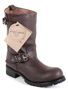 20 Bikerstiefel Motorradstiefel Engineer Traktorsohle Stahlkappe Leder 45,5 - Bild 1 von 5