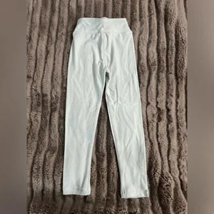 LuLaRoe Kids Small Medium Very pale blue gray leggings soft NWOT - Picture 1 of 7