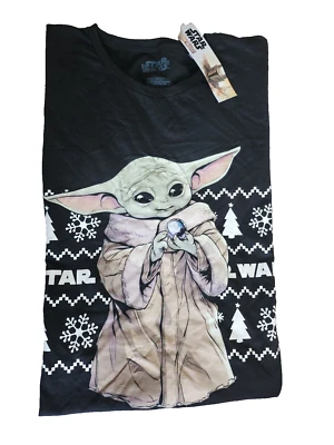 Rare Baby Yoda Grogu Holiday Graphic Tee - Star Wars Mandalorian Collectible 3XL - Image 1 of 3