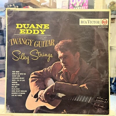 [ROCK/POP]~EXC LP~DUANE EDDY~Twangy Guitar~Silky Strings~[1962~MONO]~UK IMPORT~ - Image 1 of 4