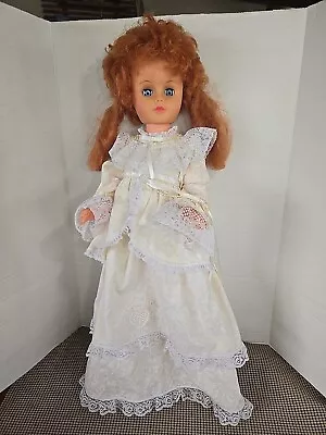 Vintage Uneeda Walker Doll 25" Playpal Type 1967 Red Hair - Image 1 of 4