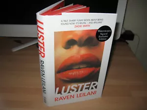 Raven Leilani Luster Signed 1st debut orange sprayed edges 2021 acclaimed novel - Picture 1 of 8