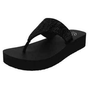 Pietra da Donna Caramelle 31614 per Vegani con Zeppa Sandali Da Skechers Retail - Picture 1 of 9