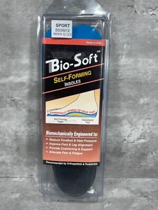 Bio-Soft Self-Forming Insoles Sport Men's 12 - 12.5 Cushioning Support BSSM 12 - Picture 1 of 5