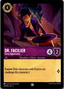 Disney Lorcana Dr. Facilier versierter opportunistischer Aufstieg des Hochwassergeborenen kostenloser Versand! - Bild 1 von 1
