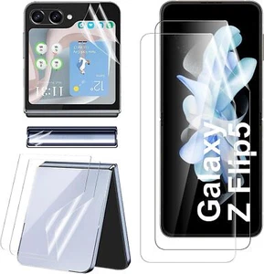 Samsung Galaxy Z Flip 5 5G Panzer Schutzfolie Vorne + Hinten 360° Displayschutz - Bild 1 von 6