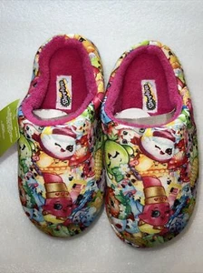SHOPKINS SLIPPER GIRLS SHOE SIZE 11/12 - Pink Multi-Colored - Picture 1 of 4