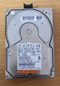 Vintage 1998 IBM DDRS-39130 9.1GB 3.5” 68 Pin SCSI HDD - Afbeelding 1 van 1