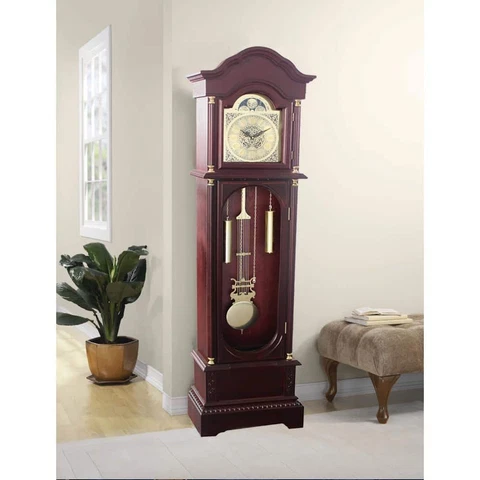 Traditional 72 In. Cherry Floor Standing Grandfather Clock Cover