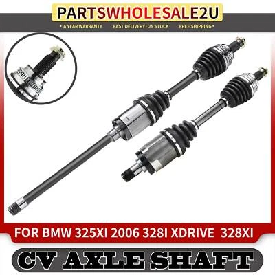 Front LH & RH CV Axle Assembly for BMW 328xi 2007-2008 325xi 06 335i 328i xDrive - Image 1 of 4