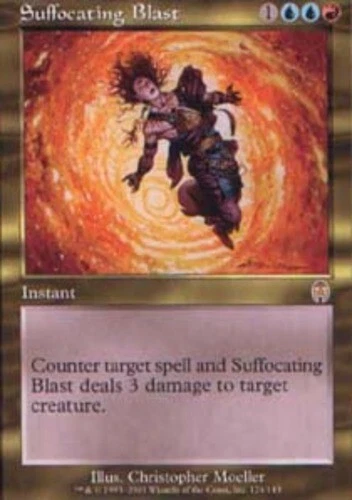 Suffocating Blast ~ Lightly Played Apocalypse MTG Magic UltimateMTG Multi-Color  - Image 1 of 1