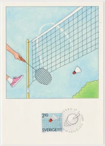 Sweden Maxi 1989, Badminton, mint - Picture 1 of 1