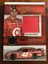 JUAN PABLO MONTOYA - 2009 Press Pass - Pieces Race Used Firesuit