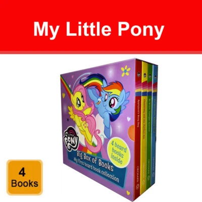 My Little Pony Big Box of Books Collection 4 Books Box Set NEW Pack - Image 1 of 2