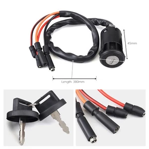 Ignition Key Starter Switch With 2 Key for Honda FourTrax 300 TRX300FW 1990-2000 - Picture 1 of 9