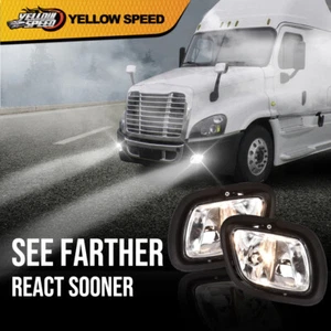Luz antiniebla Freightliner Cascadia 08-17 con bombilla lámparas de conductor y pasajero 2 piezas - Imagen 1 de 10