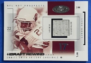 2004 Fleer Hot Prospects Draft Rewind Patch Emmitt Smith 57/117 DR/ES Cardinals - Picture 1 of 7