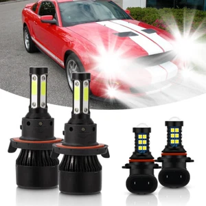 For Ford Mustang 2007-2012 Faro LED Hi/Lo Kit de bombillas de luz antiniebla - Picture 1 of 10