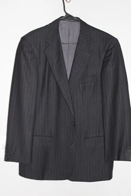 ABRIGO DEPORTIVO NEGRO ERMENEGILDO ZEGNA 100% LANA talla 40R traje chaqueta HECHO EN ITALIA Foto 1 de 4