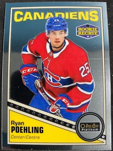 2019-20 O-Pee-Chee Platinum Retro #R56 Ryan Poehling Montreal Canadiens - Picture 1 of 2
