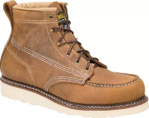 USAMADE CAROLINA MEN'S CA7811 OldTownFolklore 6Inch Steel MocToe Boot WedgeSole* - Picture 1 of 2