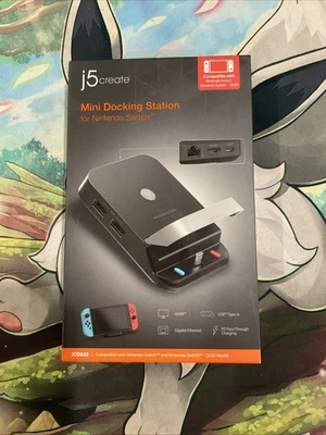 Nintendo Switch Docking Station also OLED J5 Create JCD620 Charger - NEW SEALED - Image 1 of 2