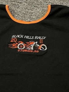 Black Hills Rally Races Shirt Damen Sturgis SD Biker 2011 XL - Bild 1 von 5