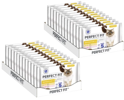 104x85 g Perfect Fit Katze Katzenfutter Nassfutter Sensitive mit Huhn & Lachs - Bild 1 von 4