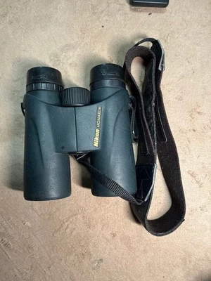 Nikon 10x42 Waterproof Binoculars Birdwatching Raptor Observation Used - Image 1 of 3