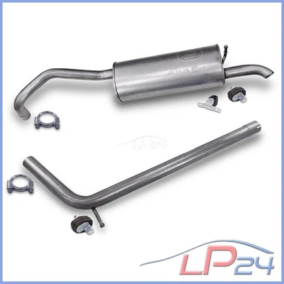 SILENCIEUX ARRIÈRE POUR SEAT IBIZA 4 6J SKODA FABIA VW POLO 6R 1.2 1.6 1.9 TDI 0 - Photo 1/4