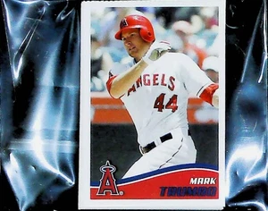 2013 Topps Stickers w LOGO Angels Master Team Set 10 Cards Mark Trumbo Mike Trou - Picture 1 of 1