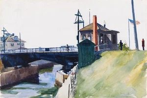 Edward Hopper - Blynman Bridge - 1923–1924 - CANVAS OR PRINT WALL ART - Picture 1 of 1