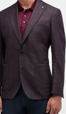 Abrigo Deportivo PETER MILLAR Sevilla a Cuadros Talla 48R Color Vermut (Sin Solapa Pin) Nuevo con Etiquetas Foto 1 de 4