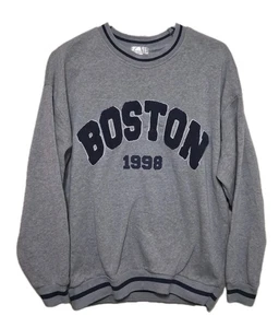 Sudadera para mujer gris Boston Pullover cuello redondo talla M - Imagen 1 de 4