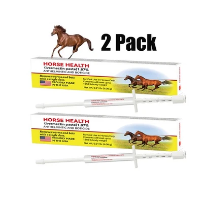 Duramectin Equine Wormer Paste - 2 Tubes