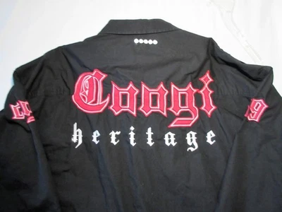 Camisa Coogi Heritage Para Hombre 4XL Manga Larga Abotonada NEGRA Bordada Usada en Excelente Condición Foto 1 de 4