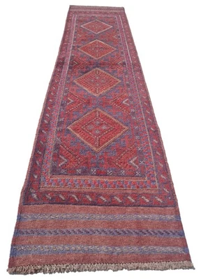 Amazing Afghan Hand Woven Mashwani Kilim Kilim Wool Area Runner Rug 8 x 2 Ft - Image 1 of 4