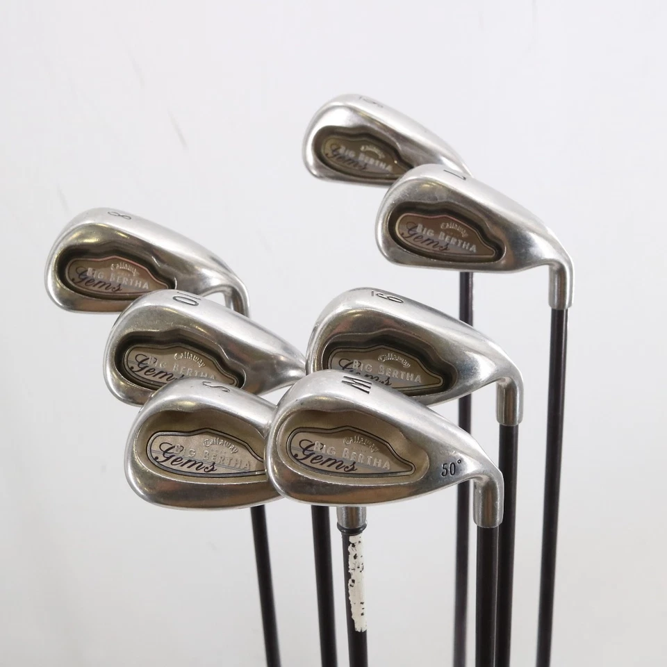 Juego de hierros Callaway Big Bertha Gems para mujer 6-10, W50, S55 grafito damas diestro S-151504 Foto 1 de 4