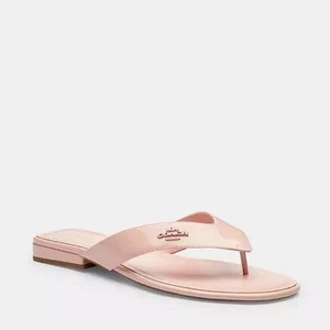 NWT Coach Women's Bridget Sandal Signature Canvas CZ158 Powder Pink - Picture 1 of 9