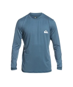 QUIKSILVER OMNI SESSION LONG SLEEVE SPF 50 WATER SURF MENS SHIRT BLUE XL NWT - Picture 1 of 9